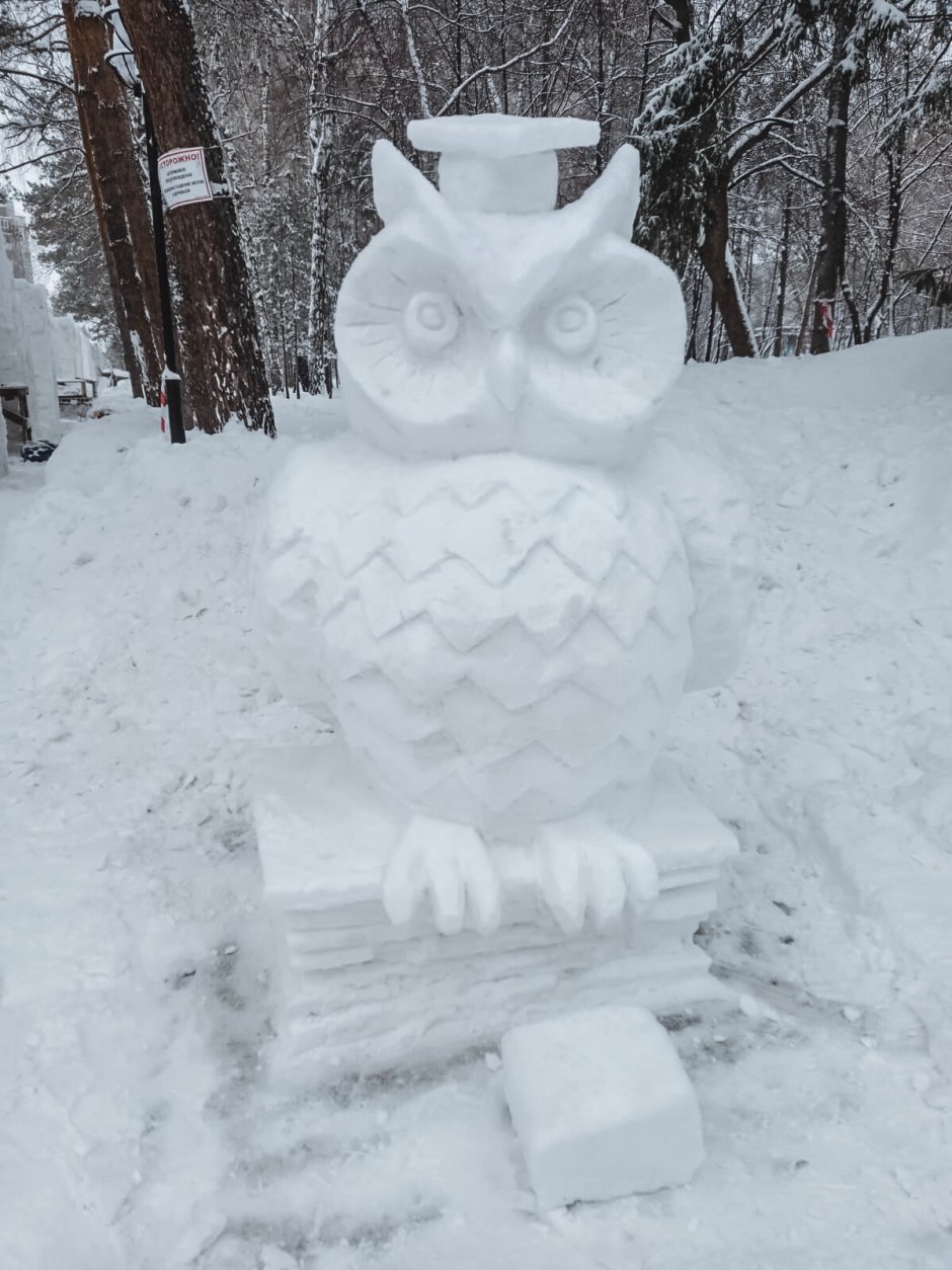 Снежные скульптуры Новосибирск