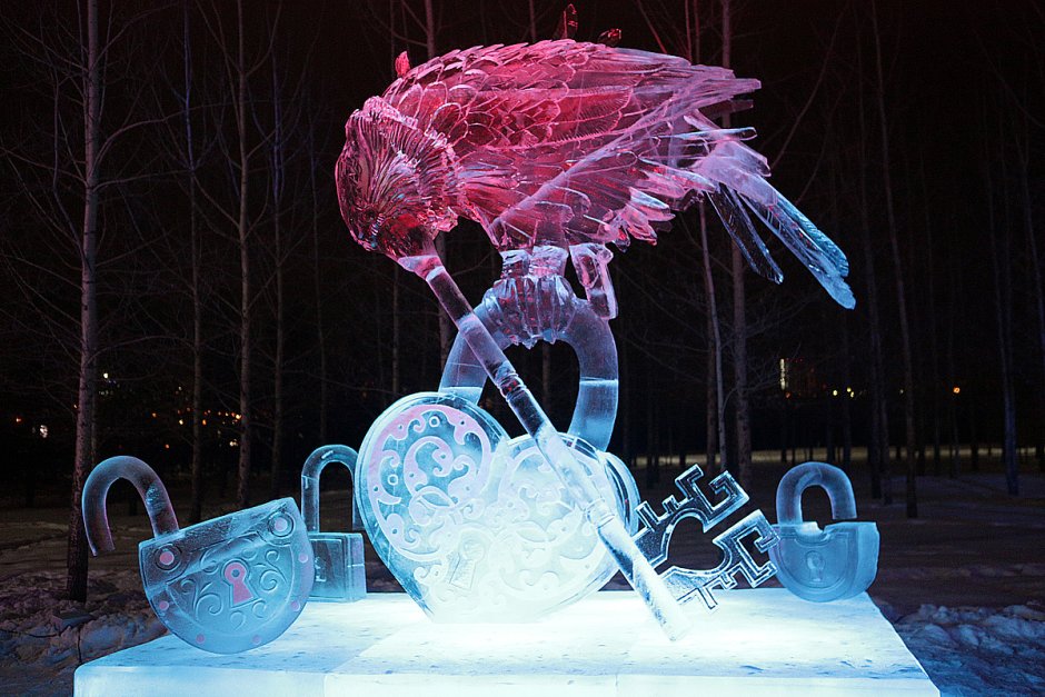 Фестиваль снежных скульптур в Новосибирске победитель