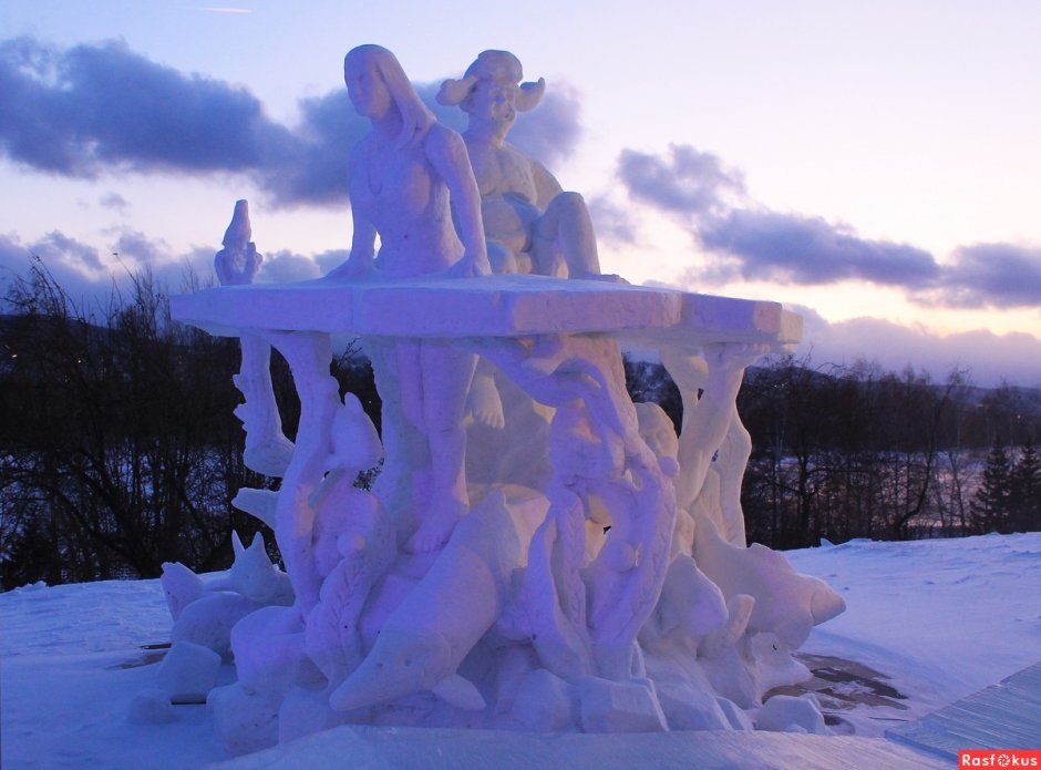 7 Сибирский фестиваль снежных скульптур