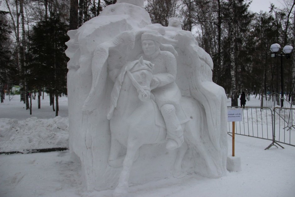 Международный Сибирский фестиваль снежной скульптуры