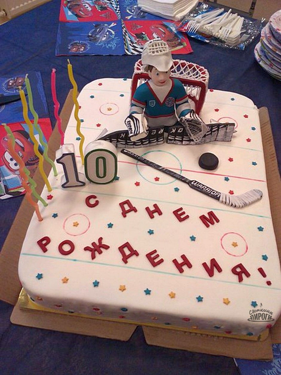 Торт хоккей для девочки