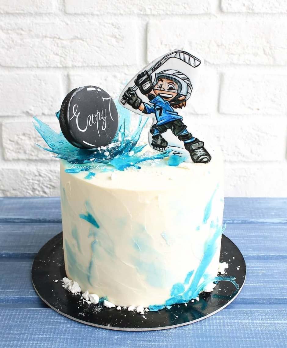 Торт для хоккеиста мальчика