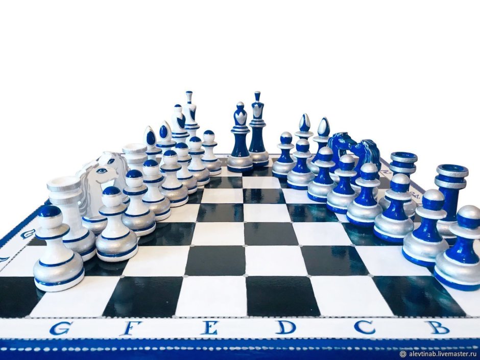 Открытка с шахматами с днем рождения
