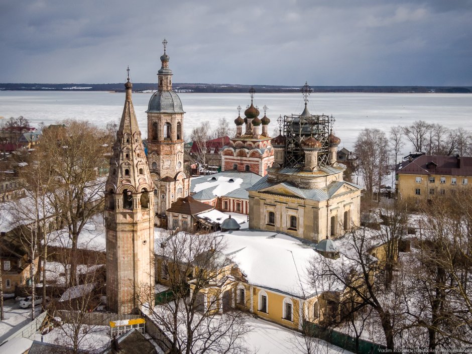 Нило-Столобенского монастыря Осташков зима