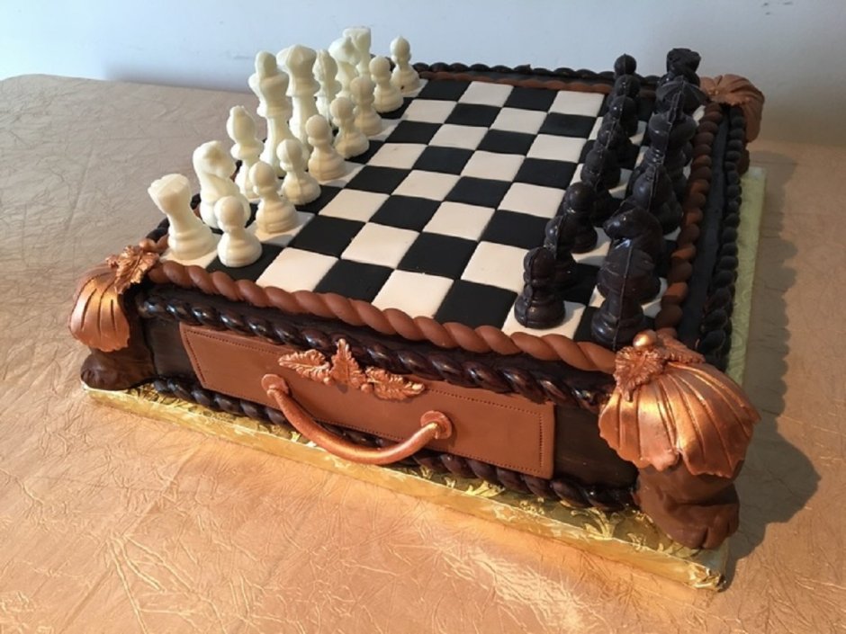 Торт шахматная Королева