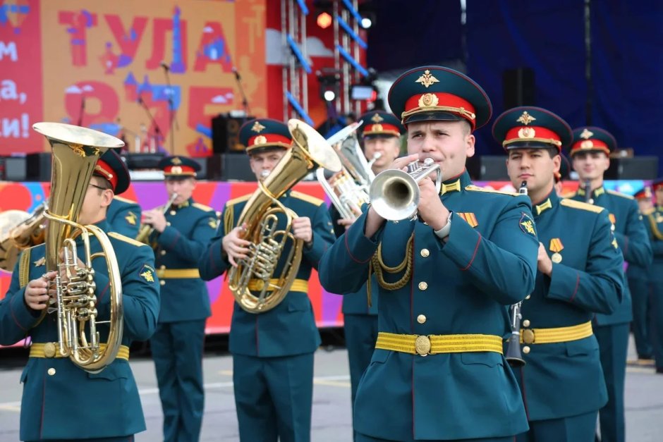 Фестиваль духовых оркестров территория Петропавловской крепости