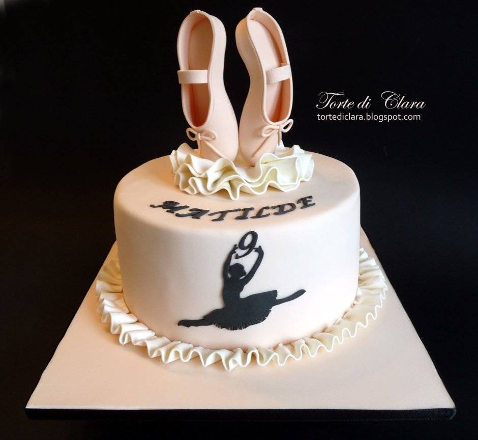 Торт для девушки танцора