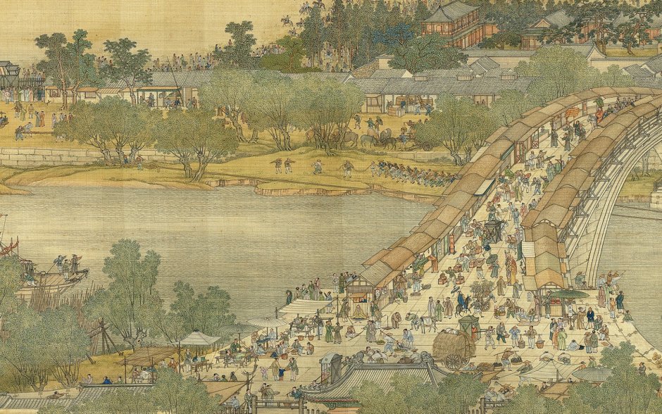 Праздник Цинмин на реке Бяньхэ картина