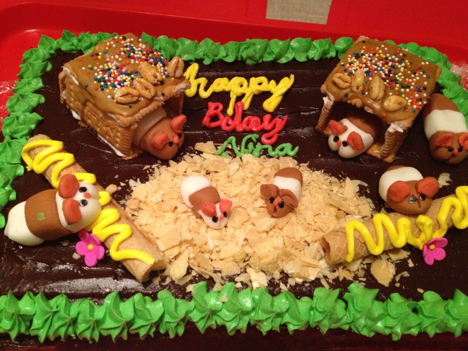 Торт с хомяком на день рождения мальчику