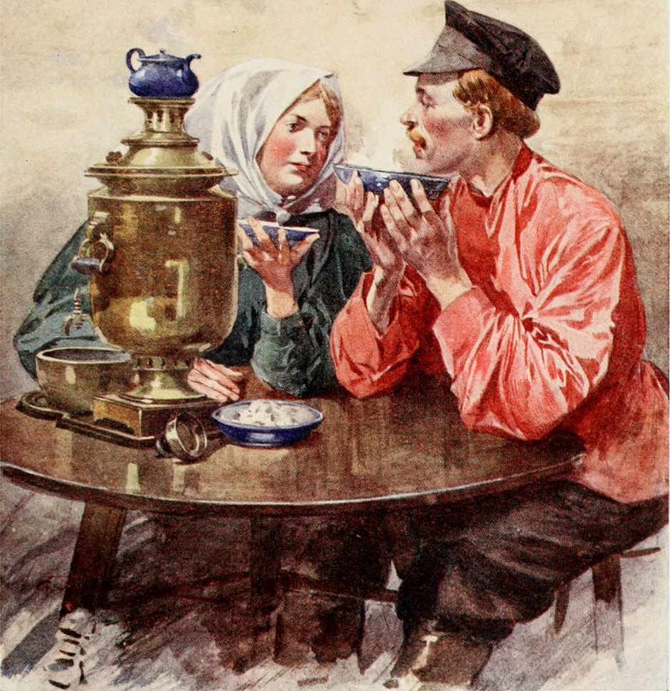 Полина Лучанова чаепитие