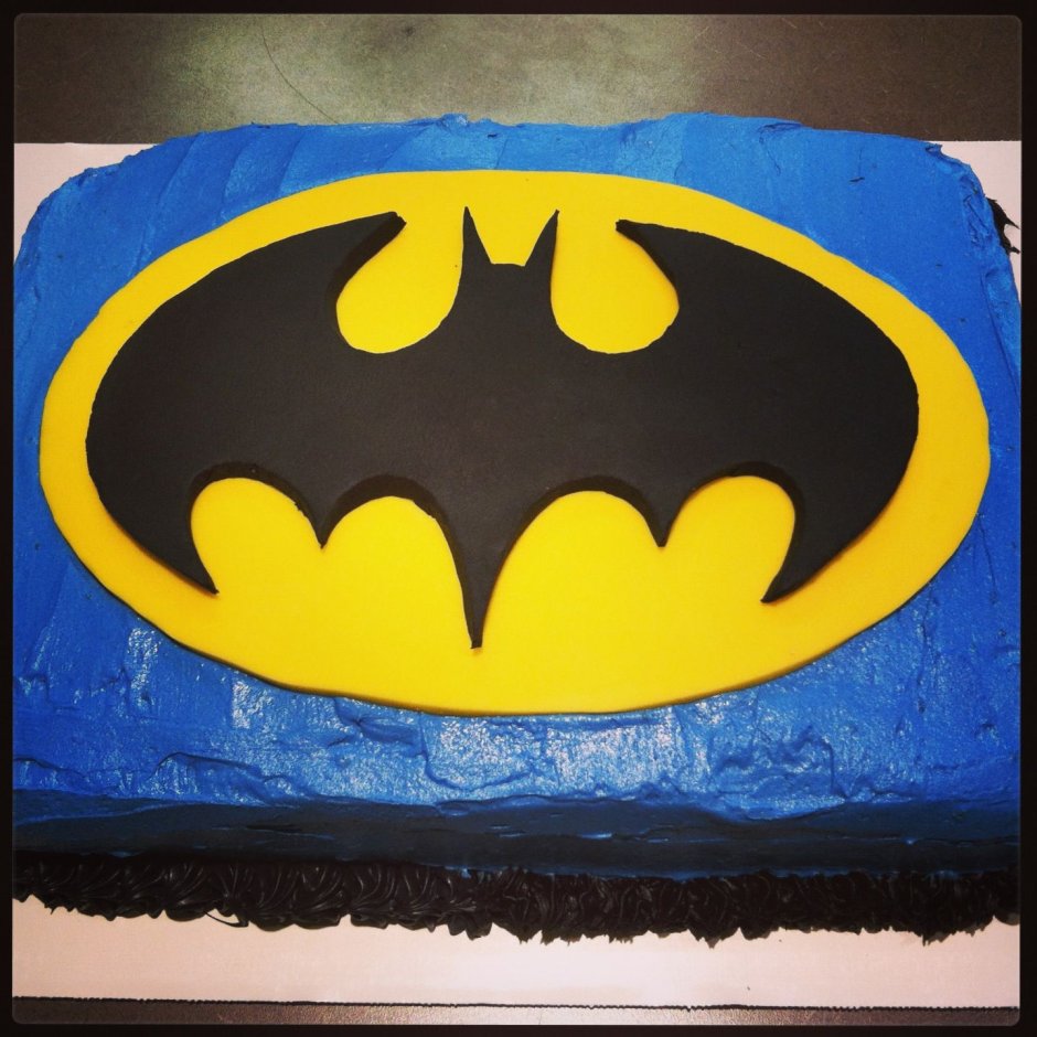 Торт Бэтмен прямоугольный