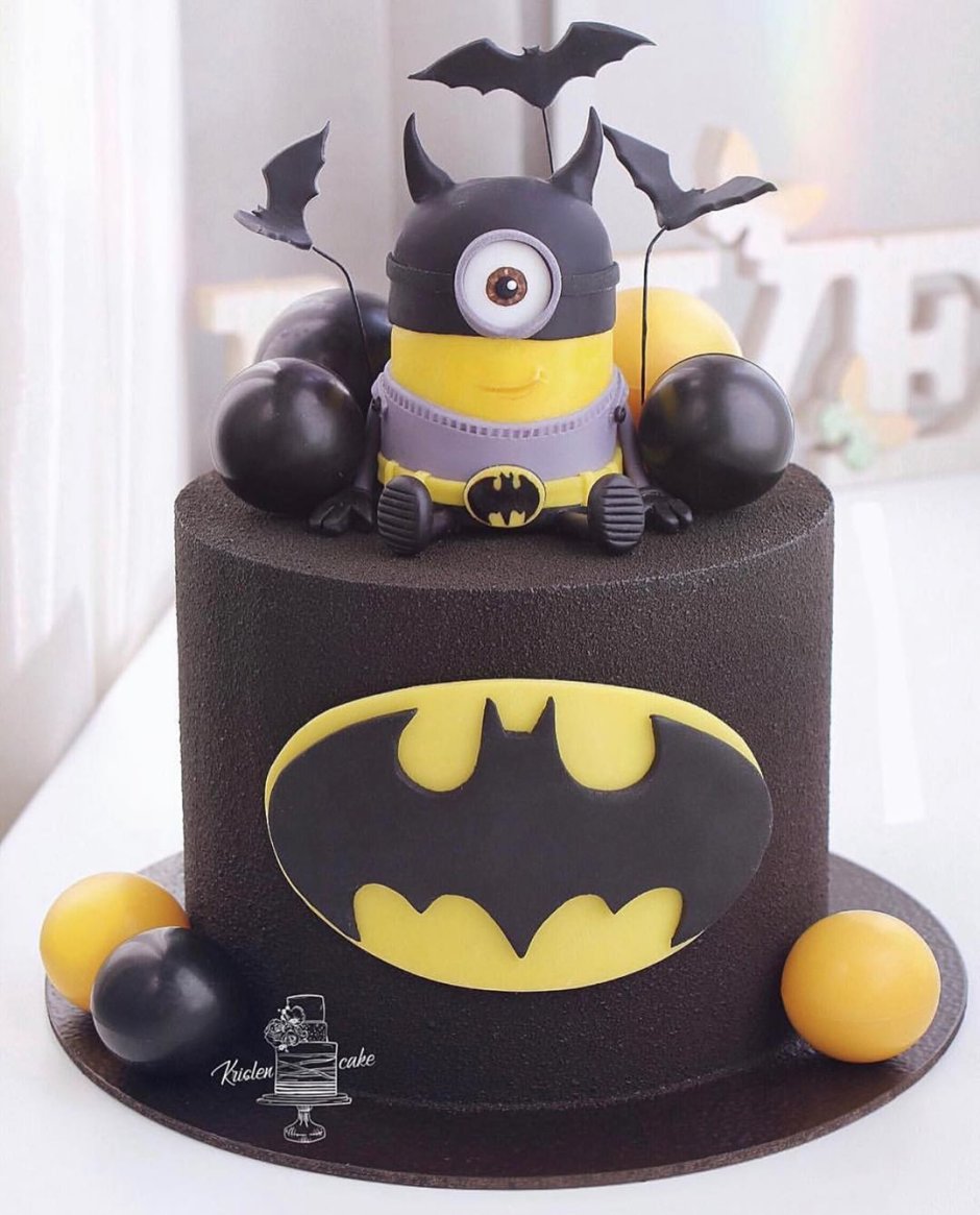 Детский торт с Бэтменом