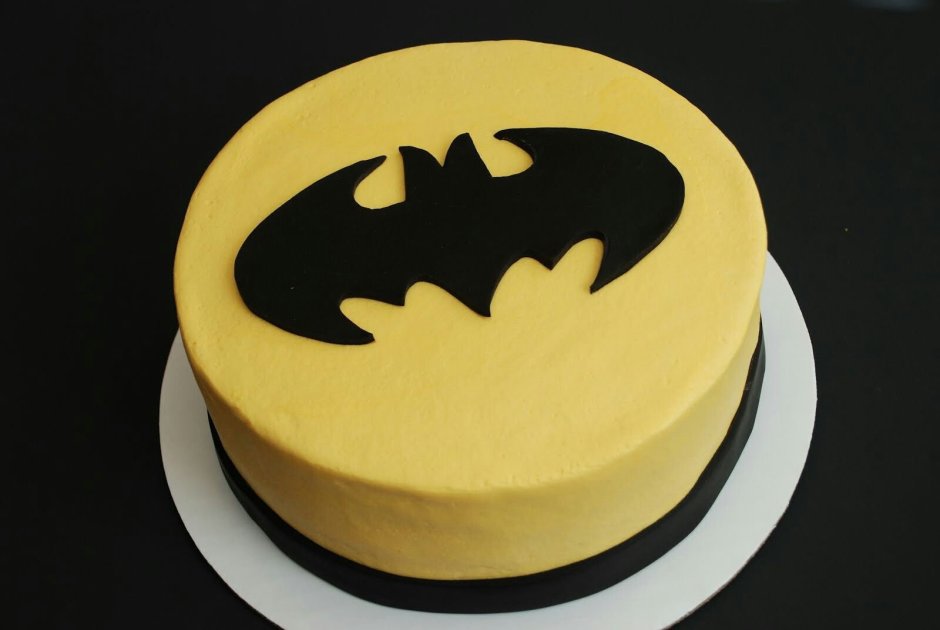 Муссовый торт Бэтмен