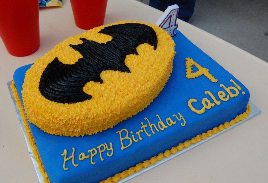 Торт Бэтмен просто