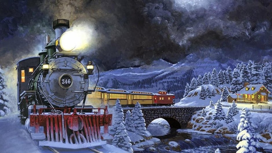 Eztec 62130 железная дорога North Pole Express Train Set (22 части)