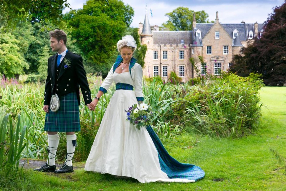 Шотландия свадьба невеста