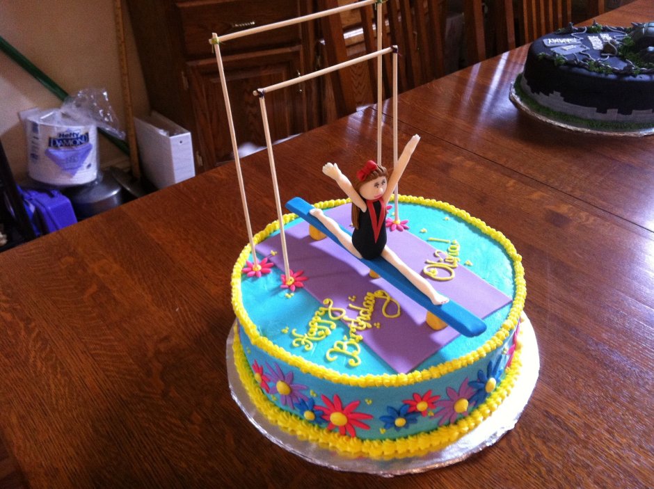 Торт для гимнастки 7 лет