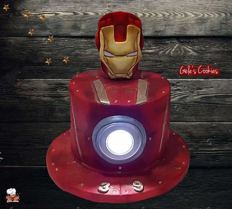 Торт Бенто Iron man Железный человек