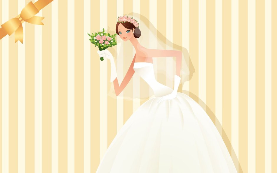 Бумажное свадебное платье