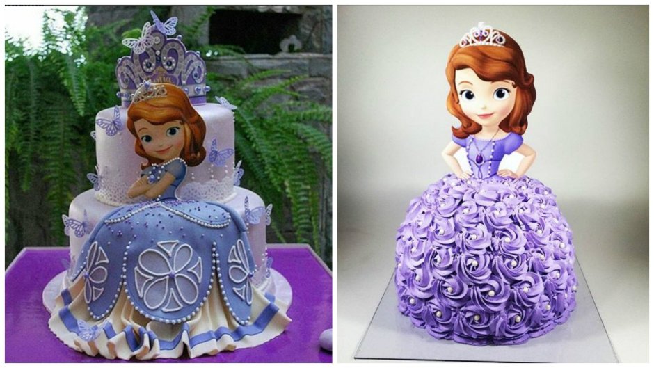 Торт с принцессой Софией для девочки
