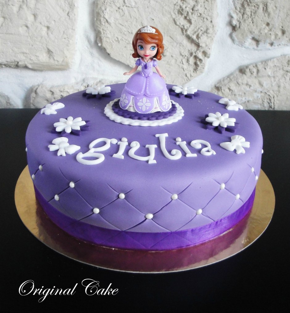 Торт кукла принцесса София