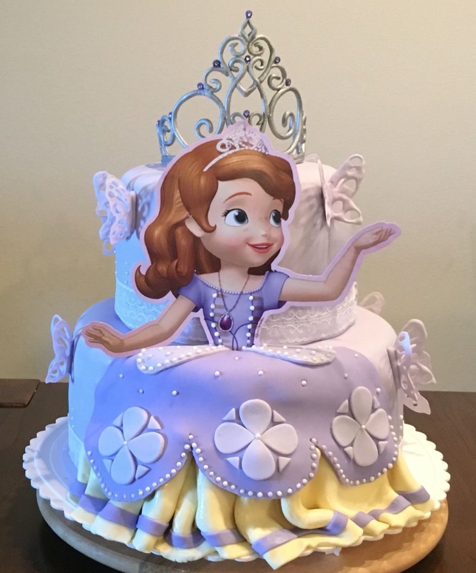 Торт в стиле принцессы Софии