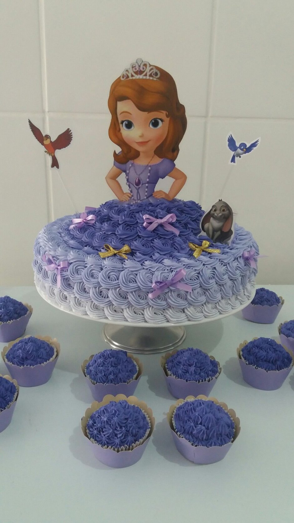Торт принцесса София кремовый