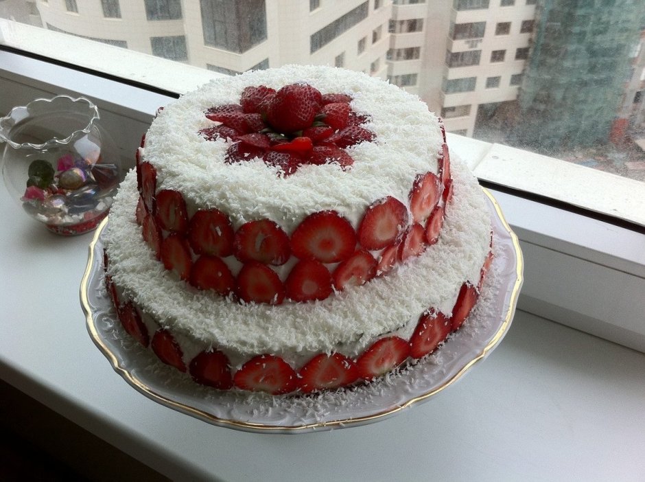 Украшение торта на 14 февраля
