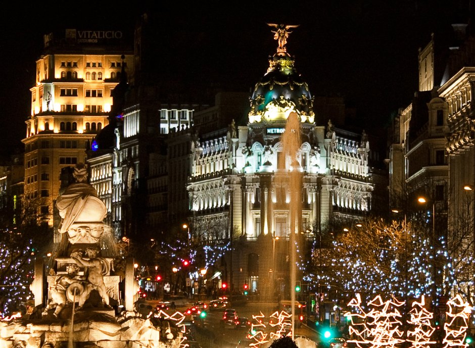 Испания Мадрид зимой