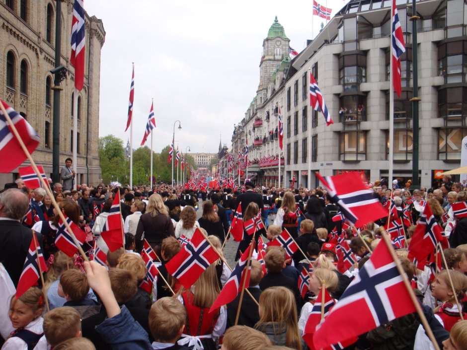 Норвегия Осло народ