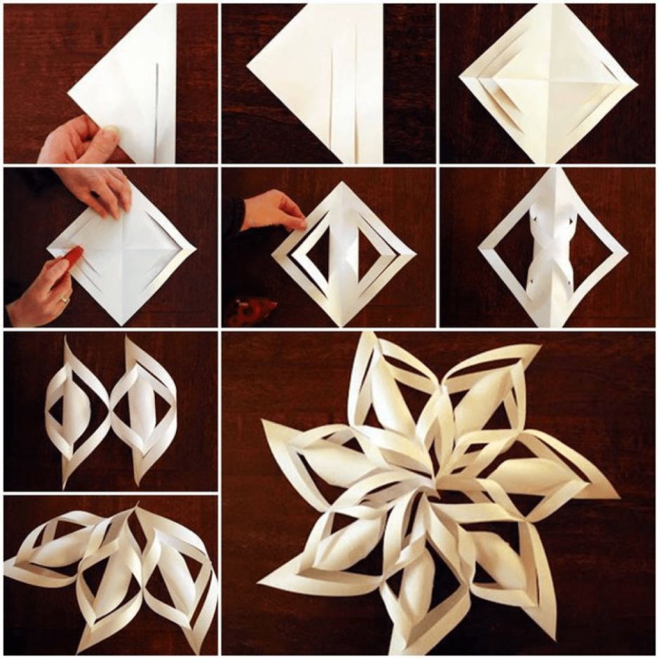 3d Snowflake Craft