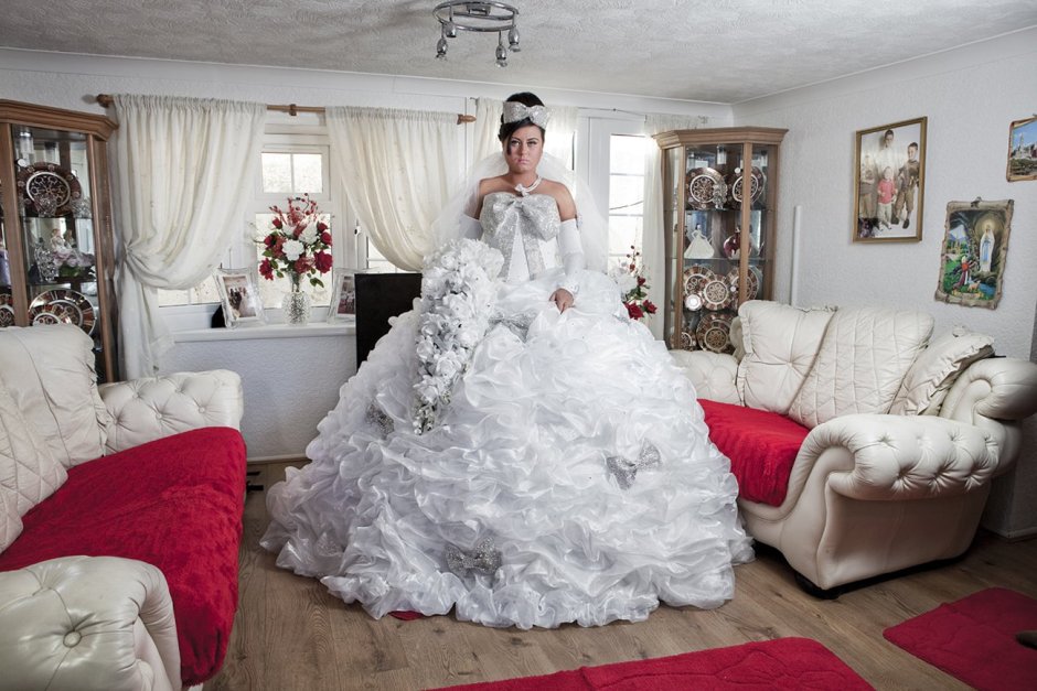 Платье цыганки шикарное свадебное