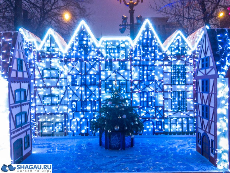 Красивые площадки в Москве на новый год