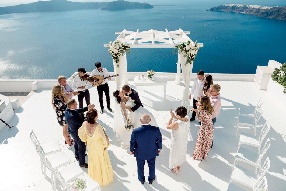 Греция Санторини Свадебная церемония