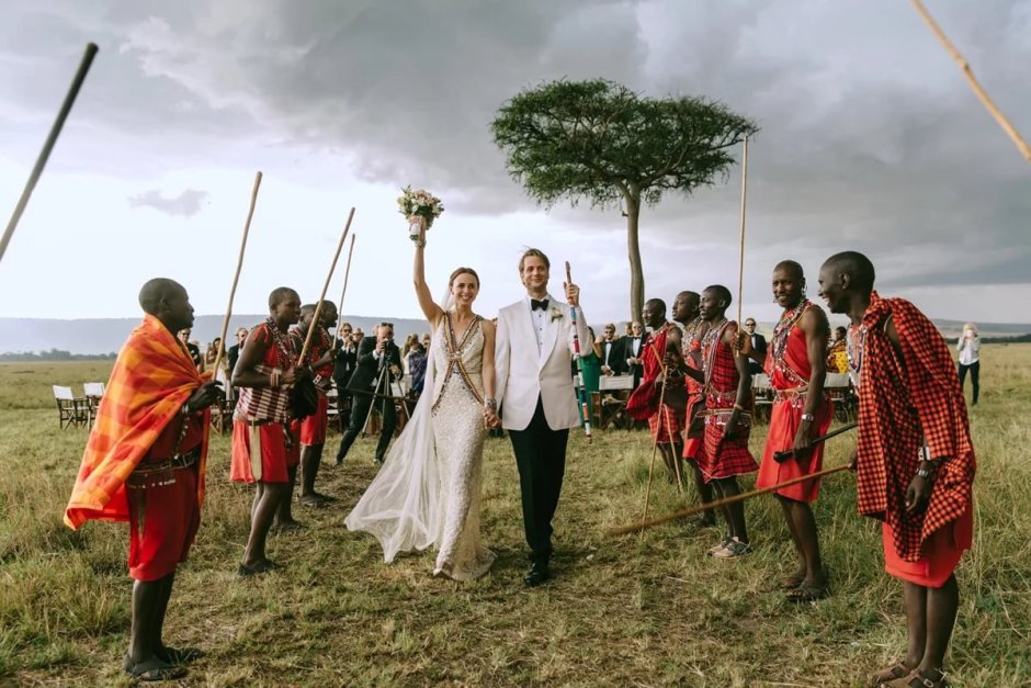 Племя Масаи Кения свадьба
