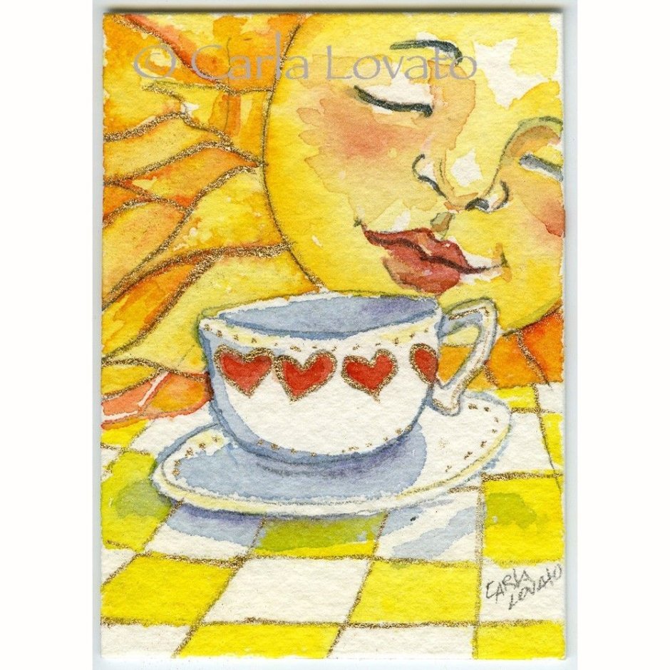 Тарелка с блинами на Масленицу рисунок