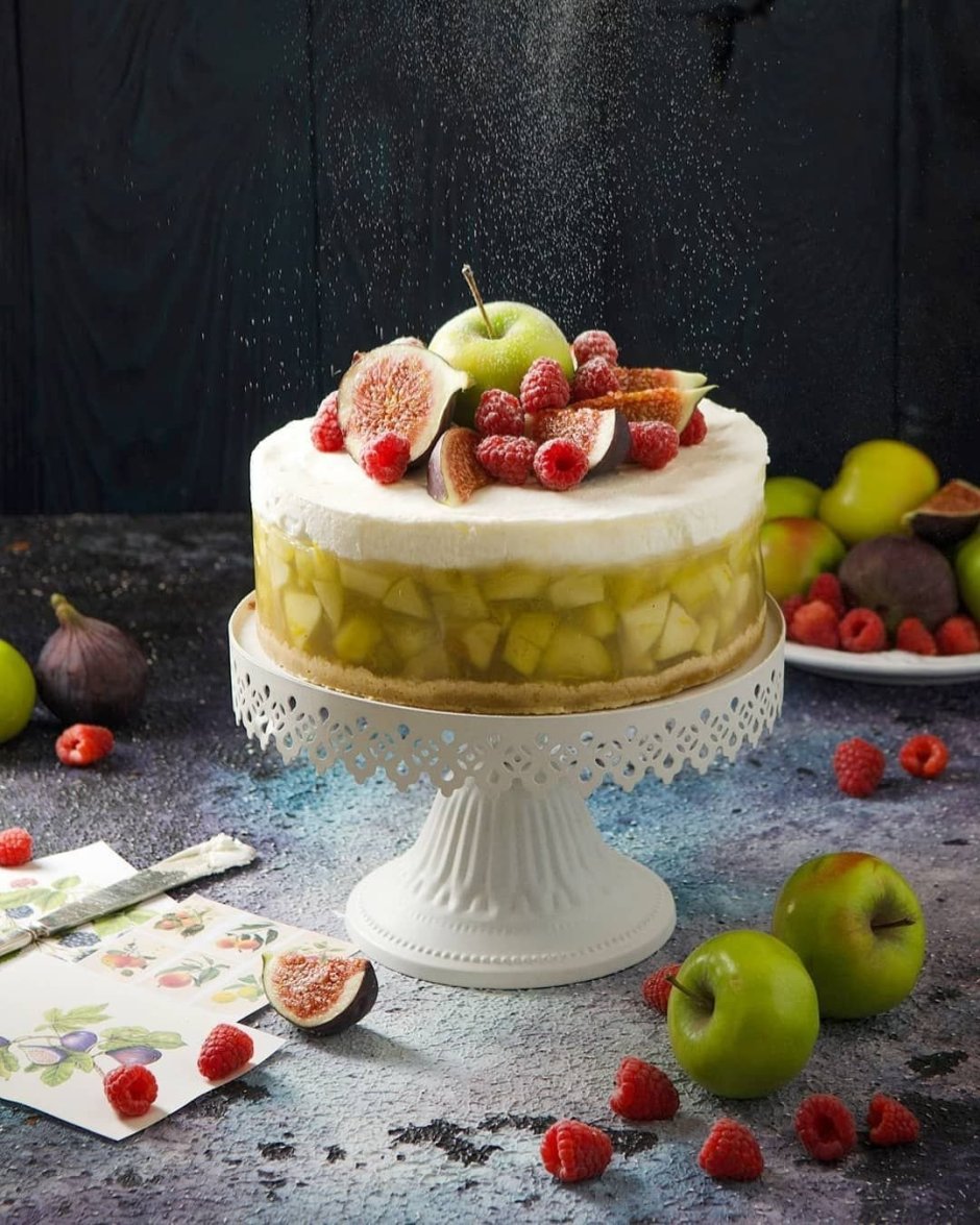 Мини тортик с фруктами