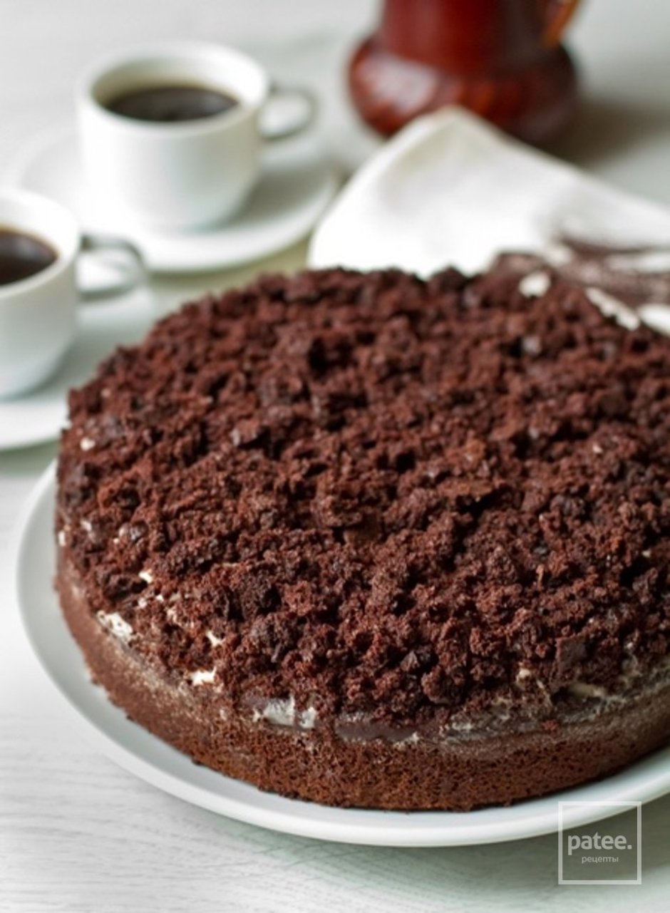 Шоколадный пирог с кофе
