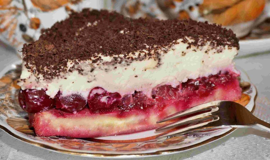 Торт малиновый рай