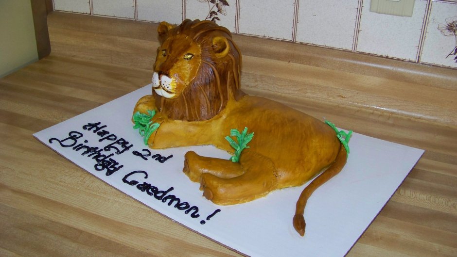 Торт льву 2 года