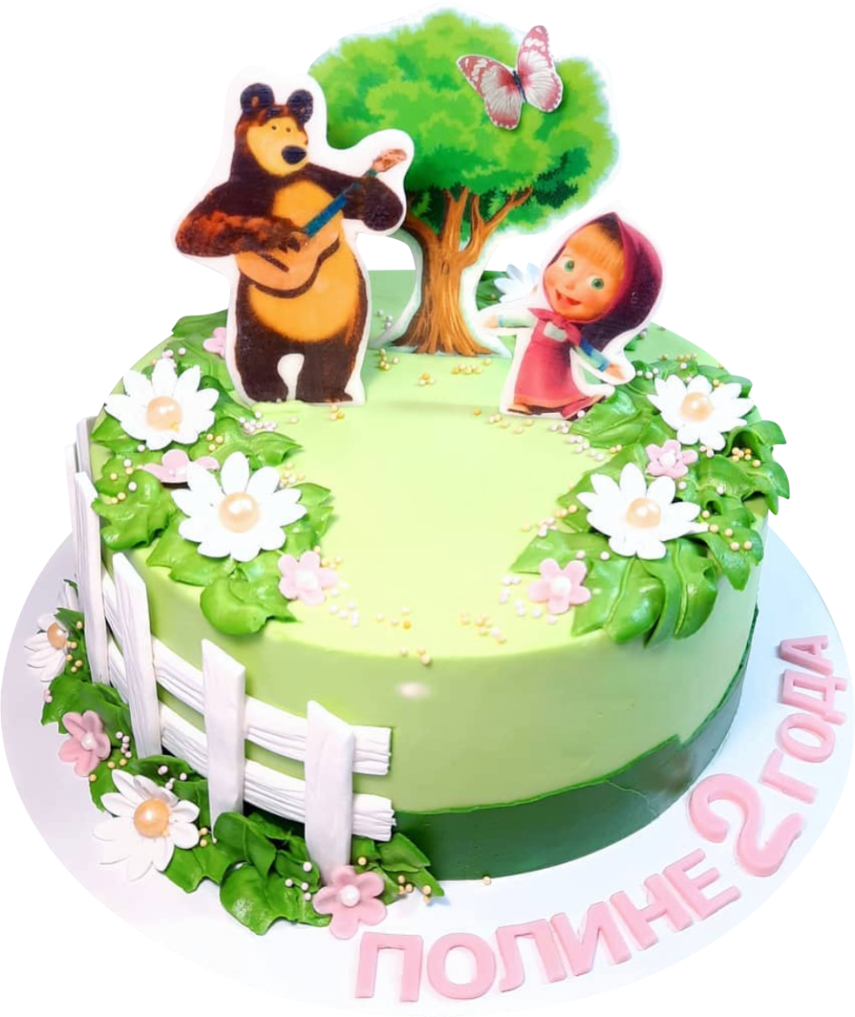 Детский торт Маша и медведь
