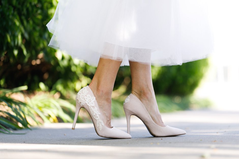 Туфли под белое свадебное платье