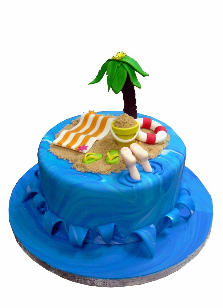 Торт пляжный