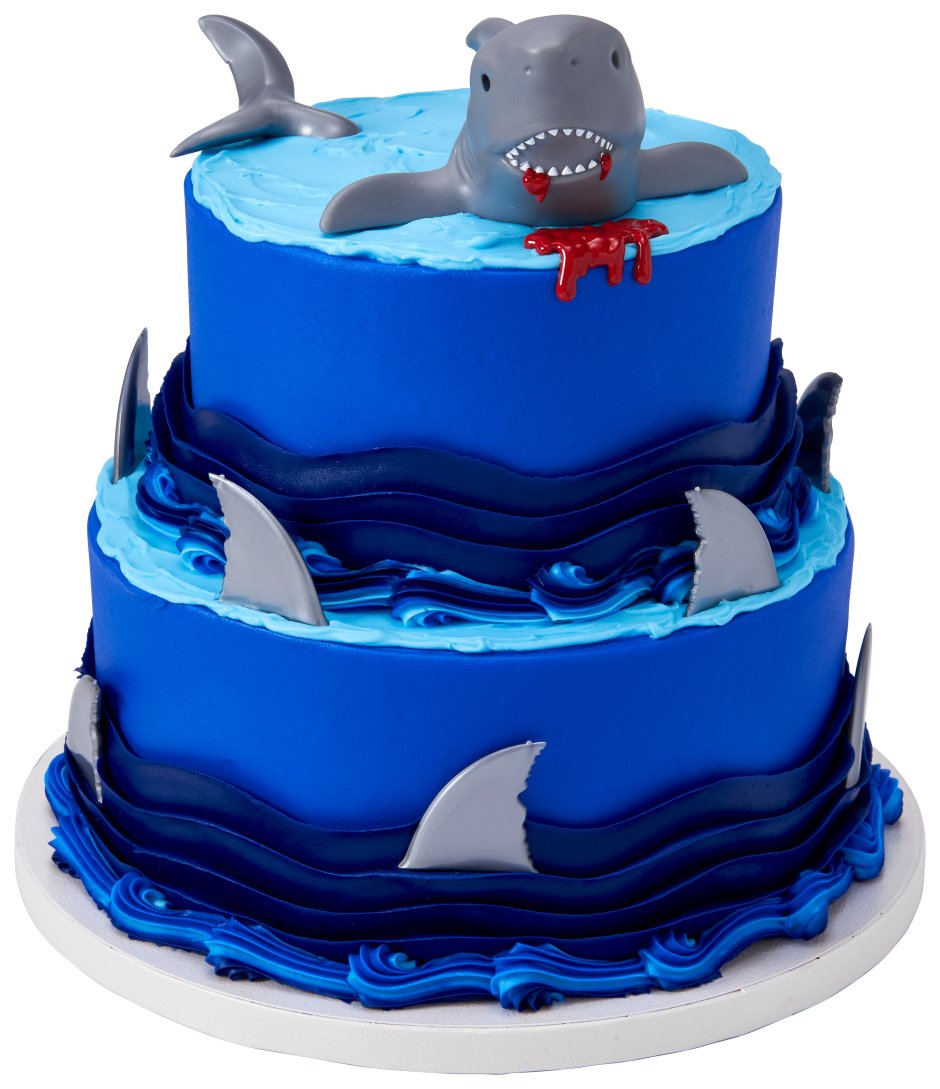 Детские торты с акулами