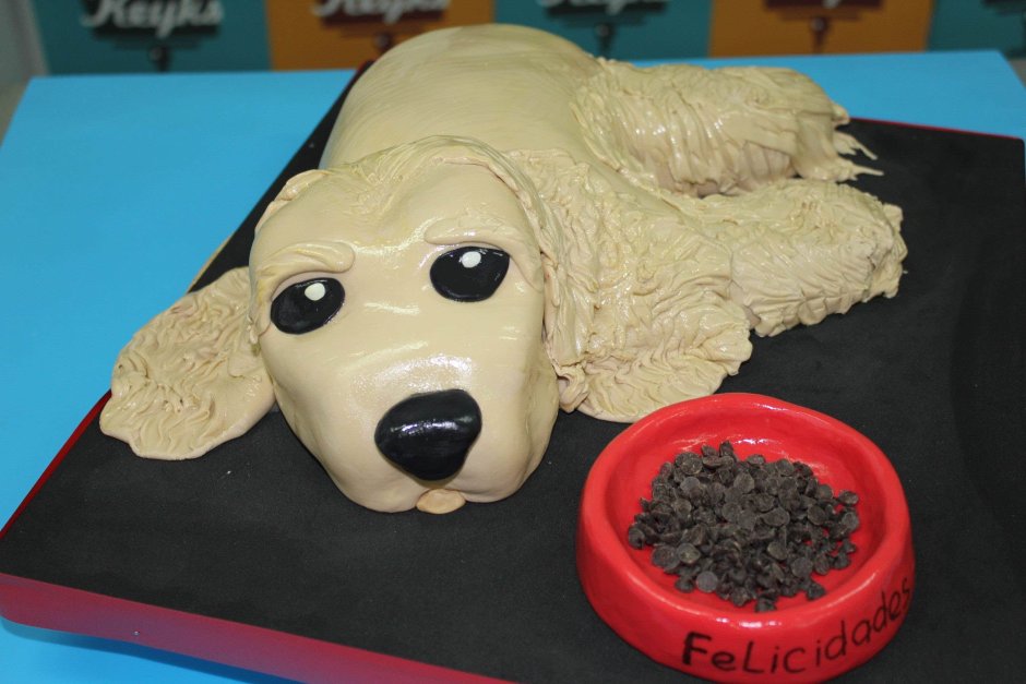 Торт собака сутулая