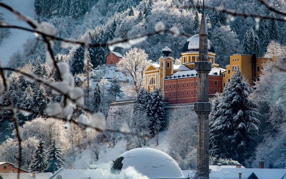 Абхазия новый Афон зима