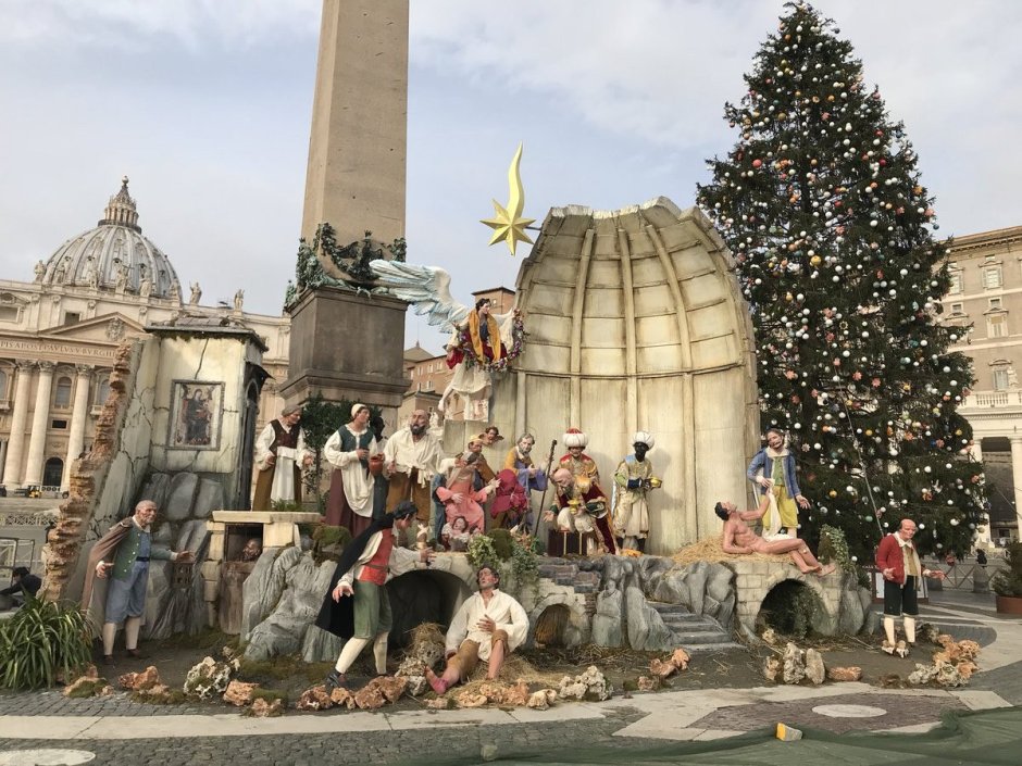 Рождественский вертеп в Ватикане 2020
