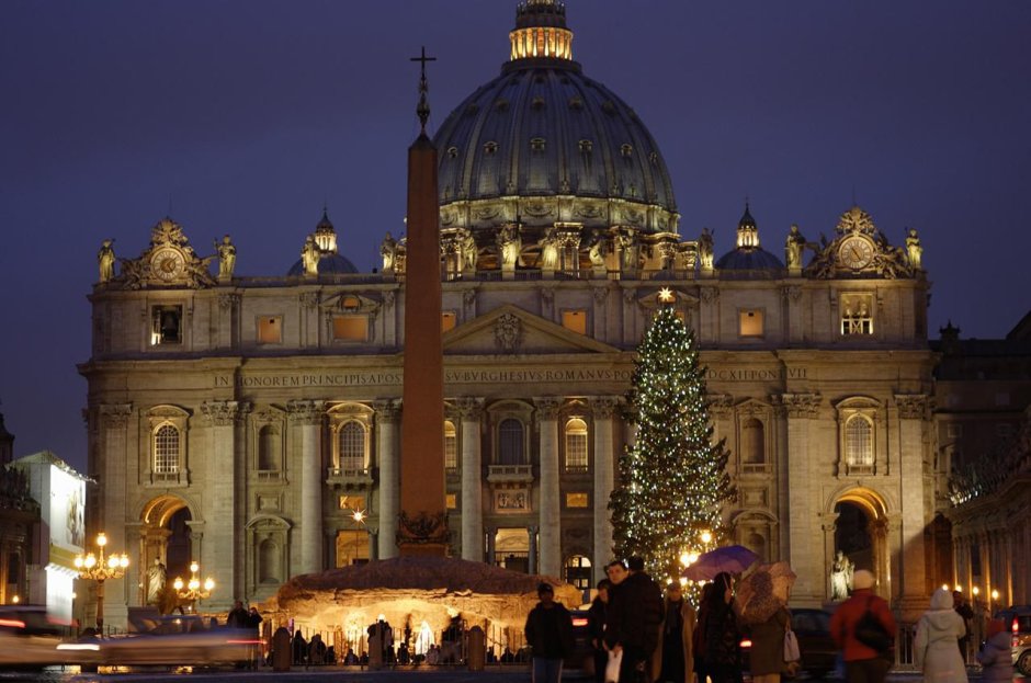 Рождество в Италии собор Святого Петра