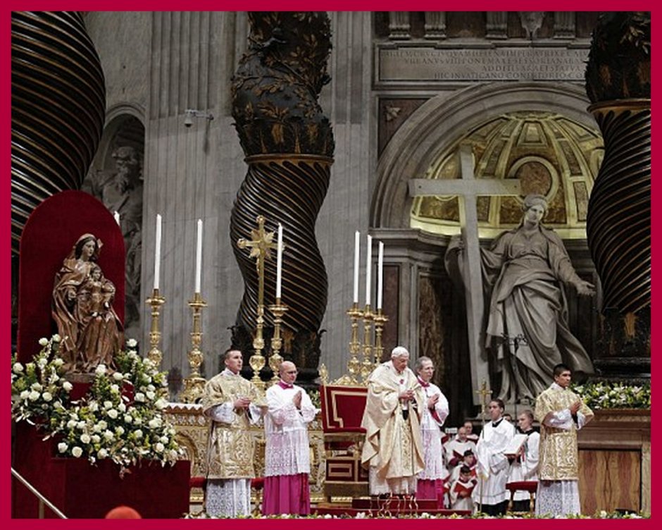 Празднование Рождества в Ватикане