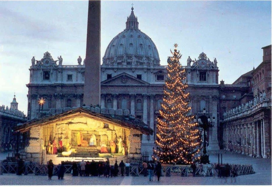Новогодняя елка в Ватикане